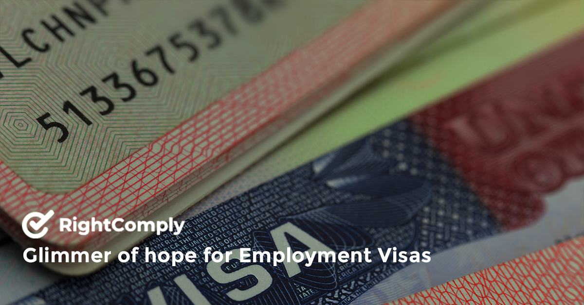 Glimmer of hope for Employment Visas 